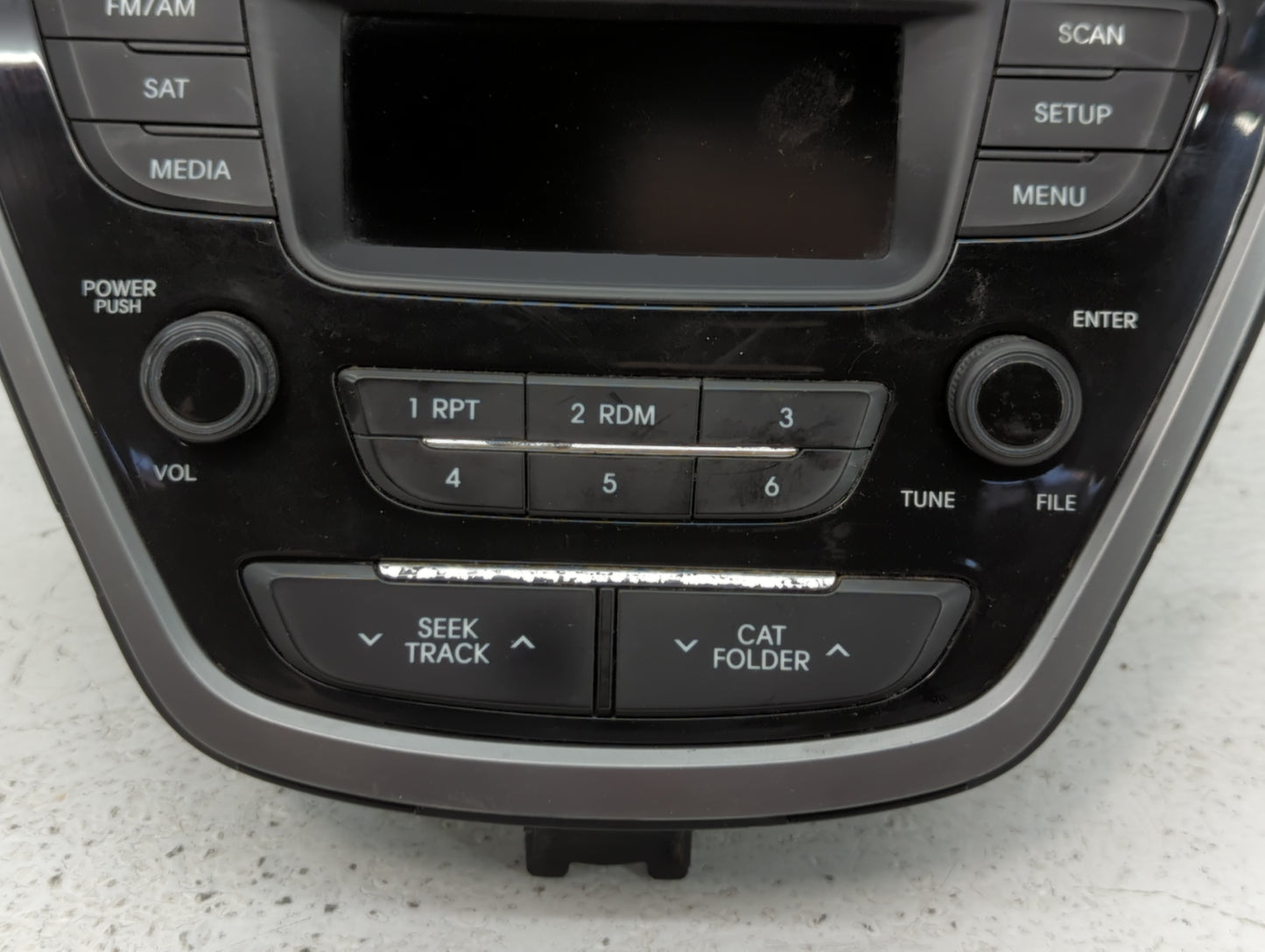 2014-2016 Hyundai Elantra Radio AM FM Cd Player Receiver Replacement P/N:96170-3X156 Fits Fits 2014 2015 2016 OEM Used Auto 