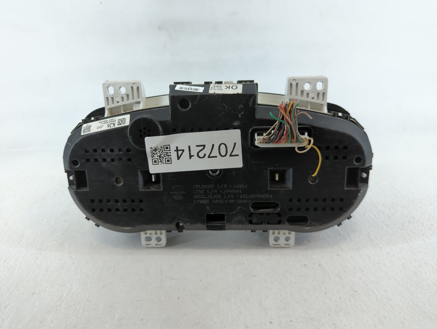 2013-2015 Hyundai Elantra Instrument Cluster Speedometer Gauges P/N:94053-A5511 Fits Fits 2013 2014 2015 OEM Used Auto Parts