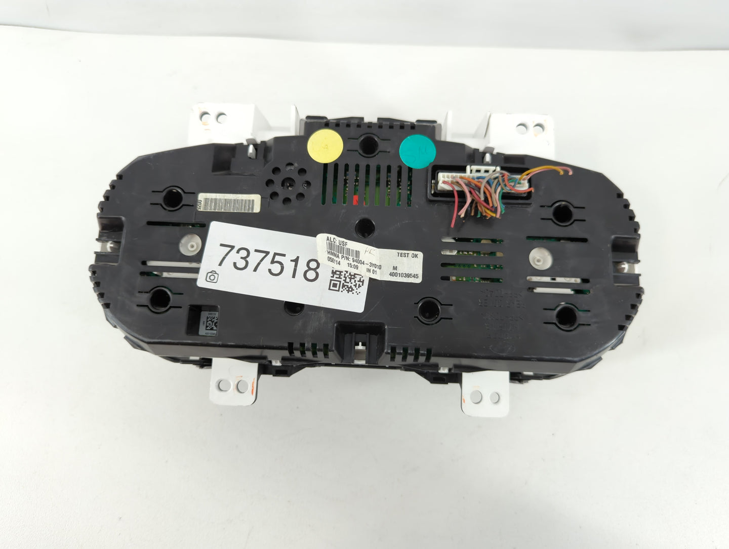 2014-2016 Hyundai Elantra Instrument Cluster Speedometer Gauges P/N:4001039545 94004-3Y010 Fits Fits 2014 2015 2016 OEM Used