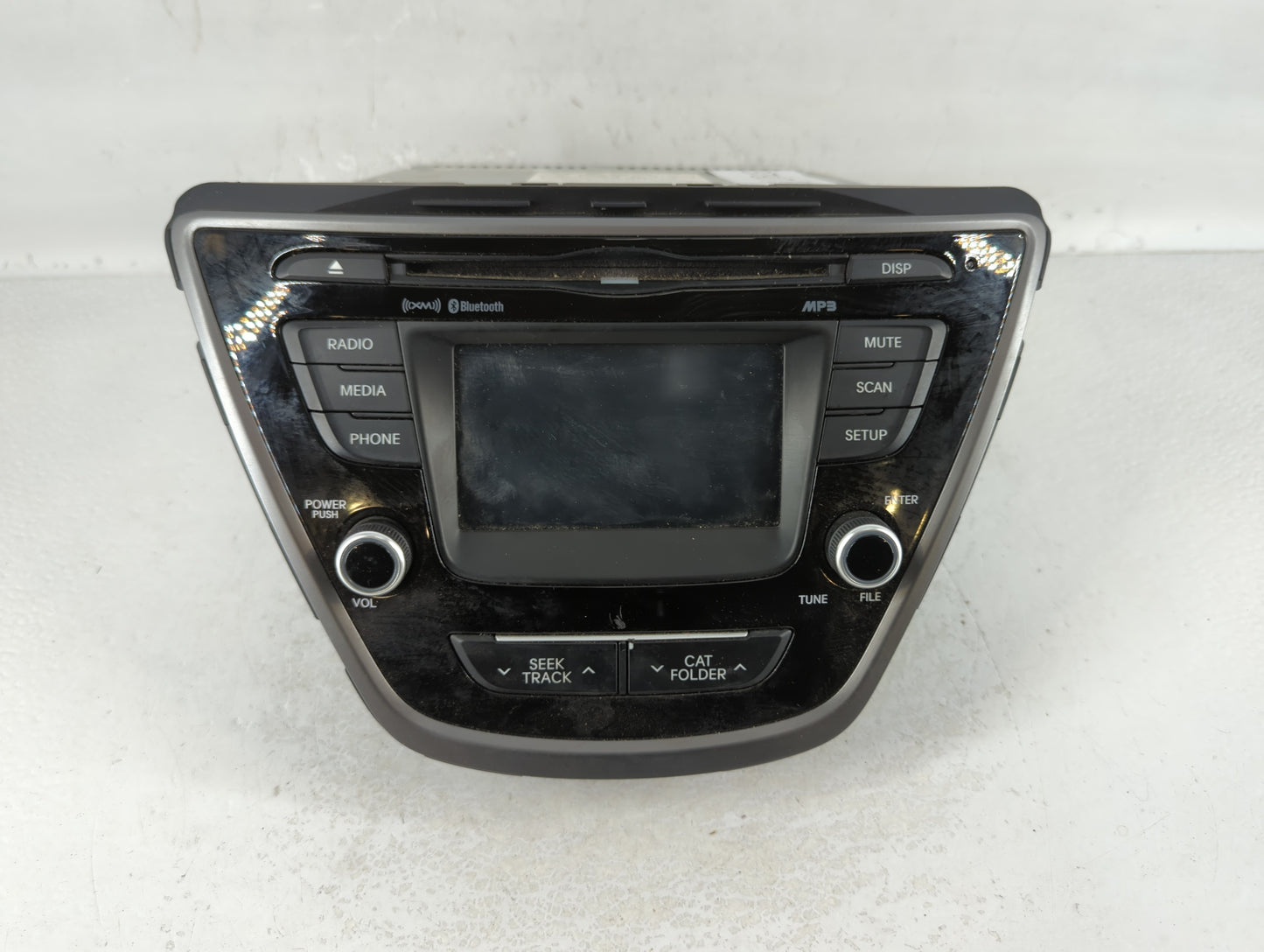 2014-2015 Hyundai Elantra Radio AM FM Cd Player Receiver Replacement P/N:96180-3X175GU Fits Fits 2014 2015 OEM Used Auto Par