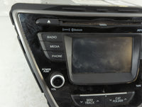 2014-2015 Hyundai Elantra Radio AM FM Cd Player Receiver Replacement P/N:96180-3X175GU Fits Fits 2014 2015 OEM Used Auto Par