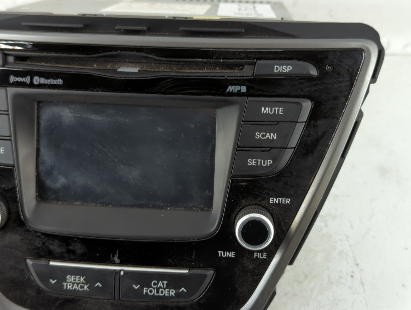 2014-2015 Hyundai Elantra Radio AM FM Cd Player Receiver Replacement P/N:96180-3X175GU Fits Fits 2014 2015 OEM Used Auto Par