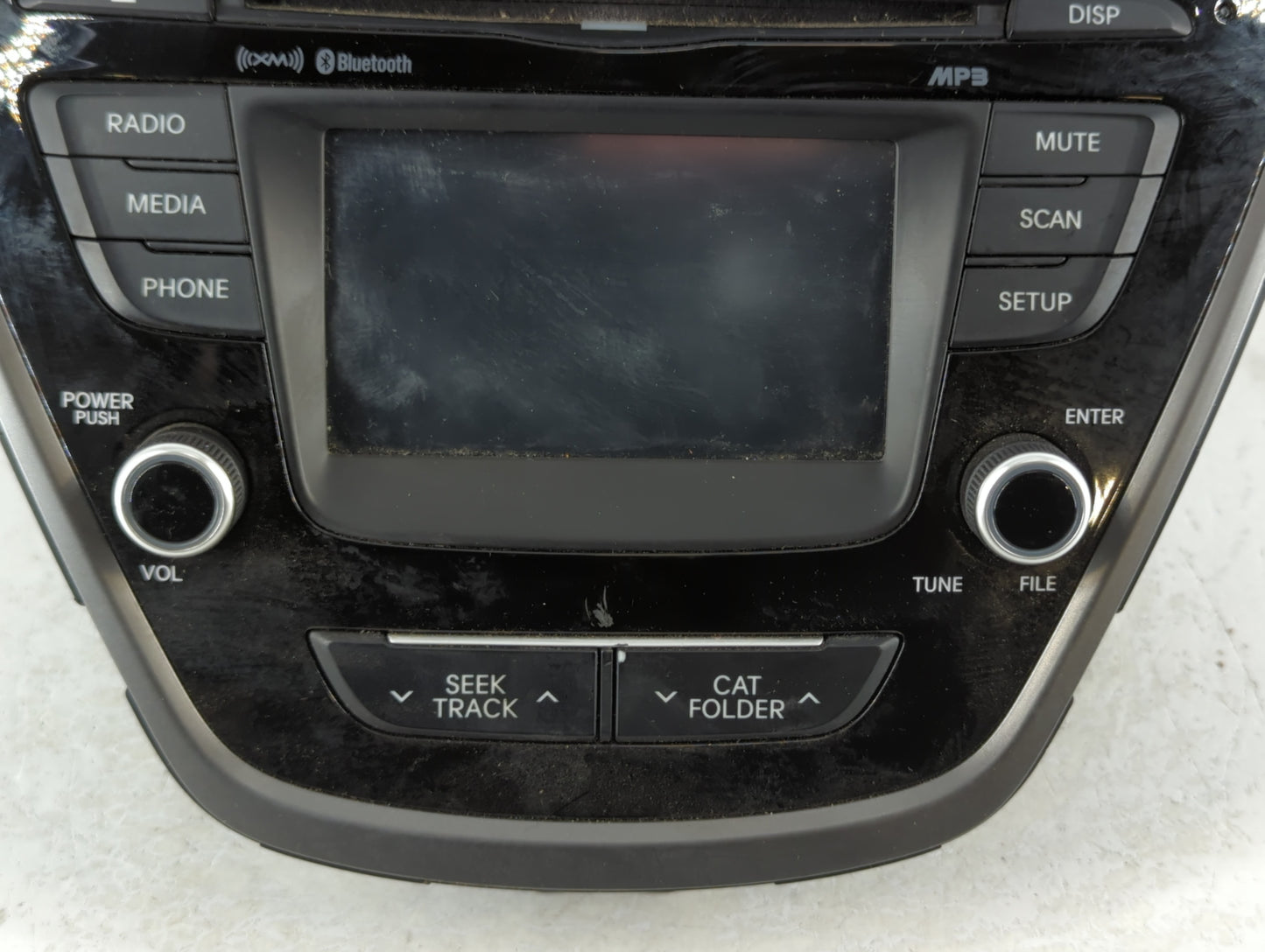 2014-2015 Hyundai Elantra Radio AM FM Cd Player Receiver Replacement P/N:96180-3X175GU Fits Fits 2014 2015 OEM Used Auto Par
