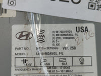 2014-2016 Hyundai Elantra Am Fm Cd Player Radio Receiver - Oemusedautoparts1.com