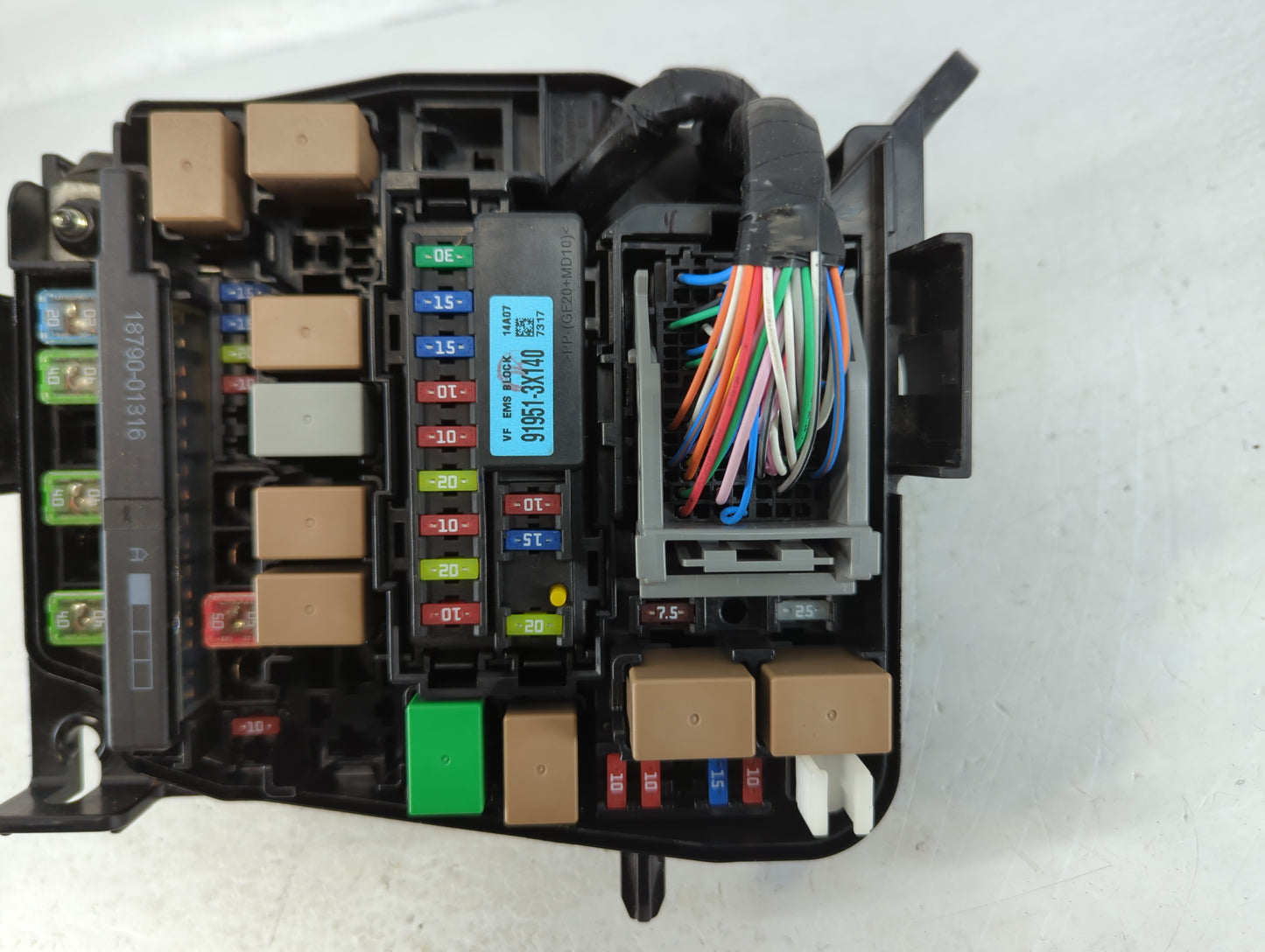 2014-2015 Hyundai Elantra Fusebox Fuse Box Panel Relay Module P/N:91951-3X140 91238A5995 Fits Fits 2014 2015 OEM Used Auto P