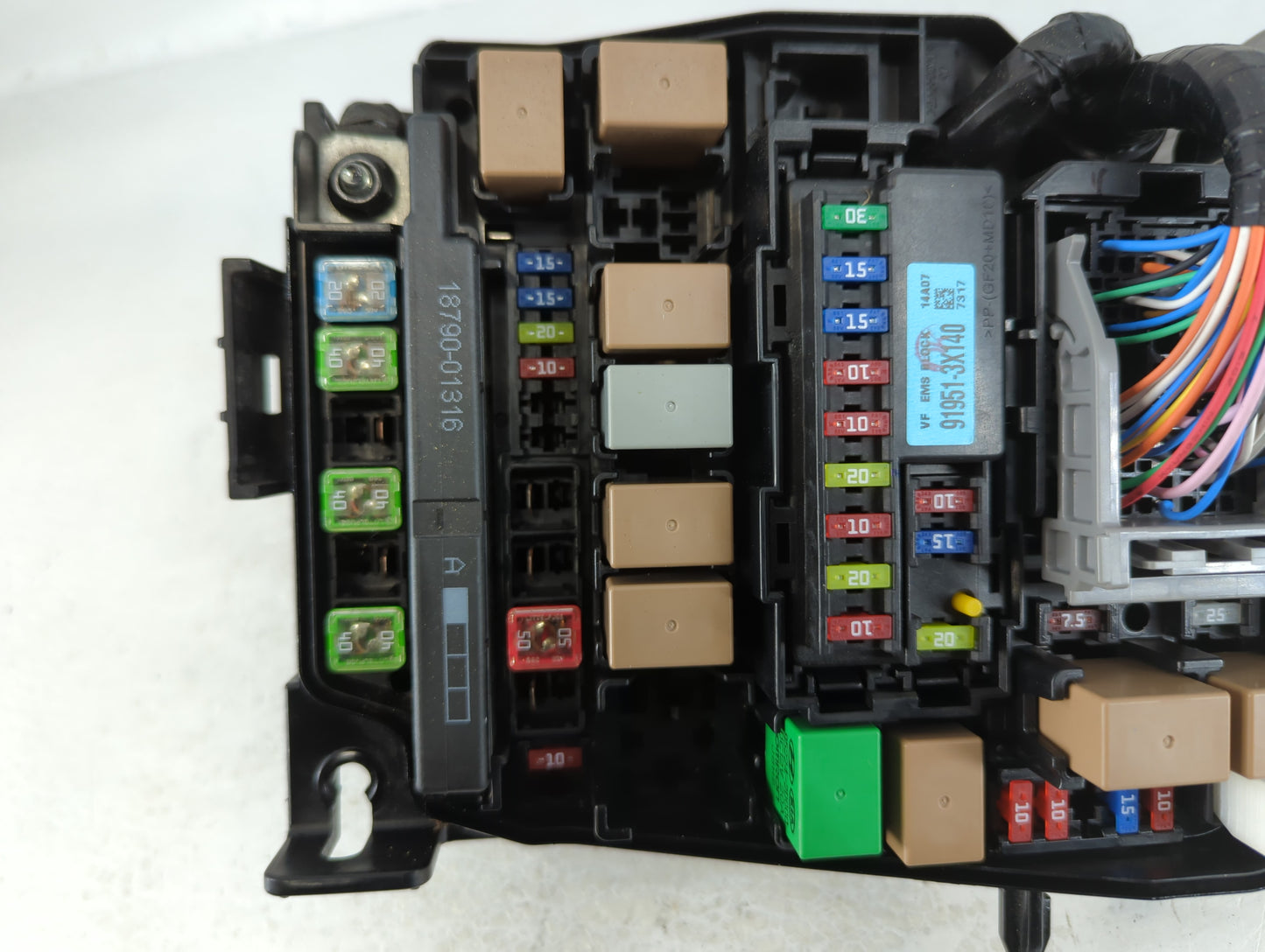 2014-2015 Hyundai Elantra Fusebox Fuse Box Panel Relay Module P/N:91951-3X140 91238A5995 Fits Fits 2014 2015 OEM Used Auto P