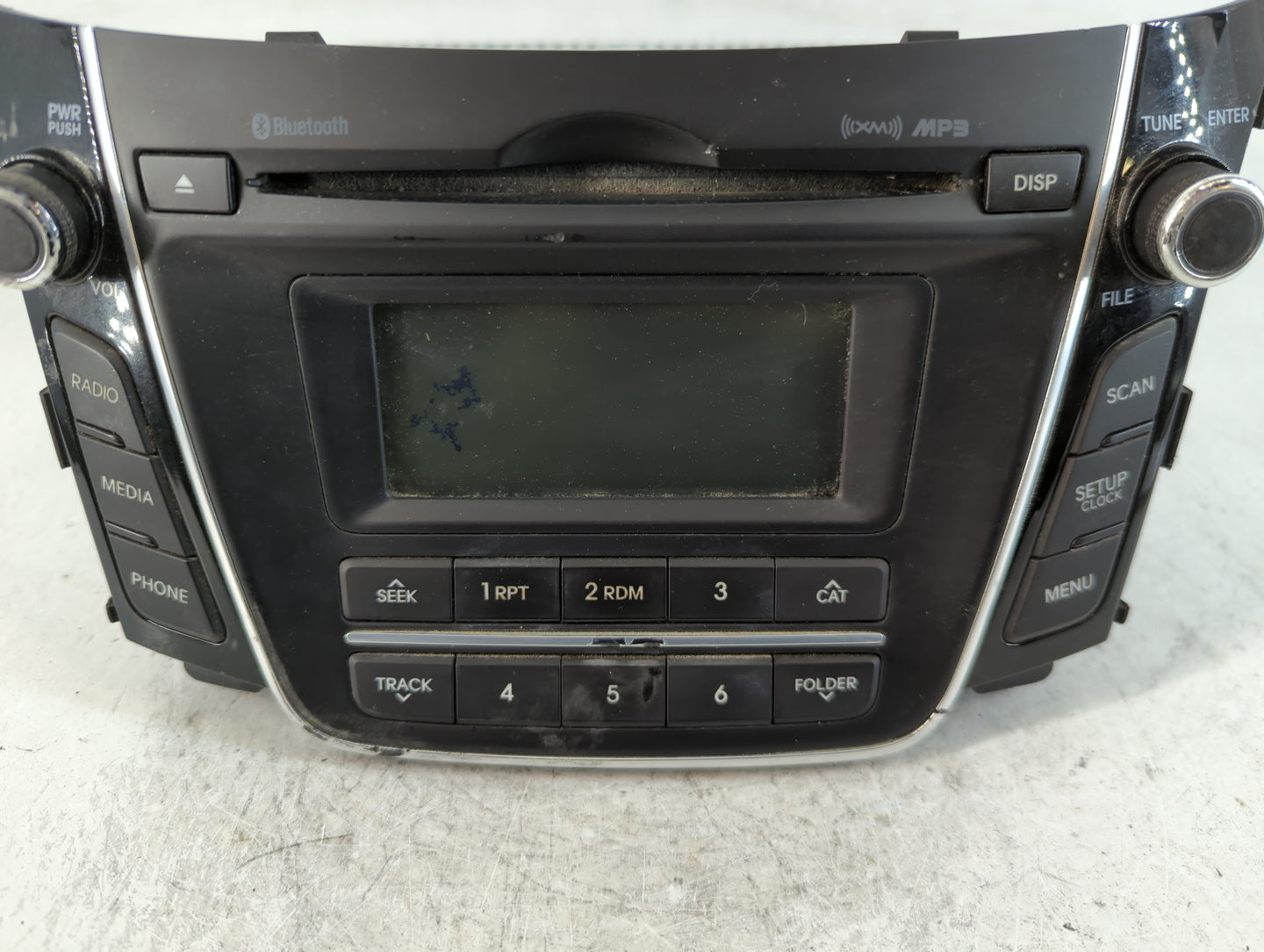 2014-2015 Hyundai Elantra Radio AM FM Cd Player Receiver Replacement P/N:96170-A5160GU Fits Fits 2014 2015 OEM Used Auto Par