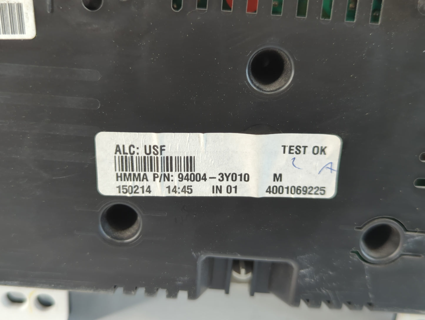2013-2015 Hyundai Elantra Instrument Cluster Speedometer Gauges P/N:4001069225 94004-3Y010 Fits Fits 2013 2014 2015 OEM Used