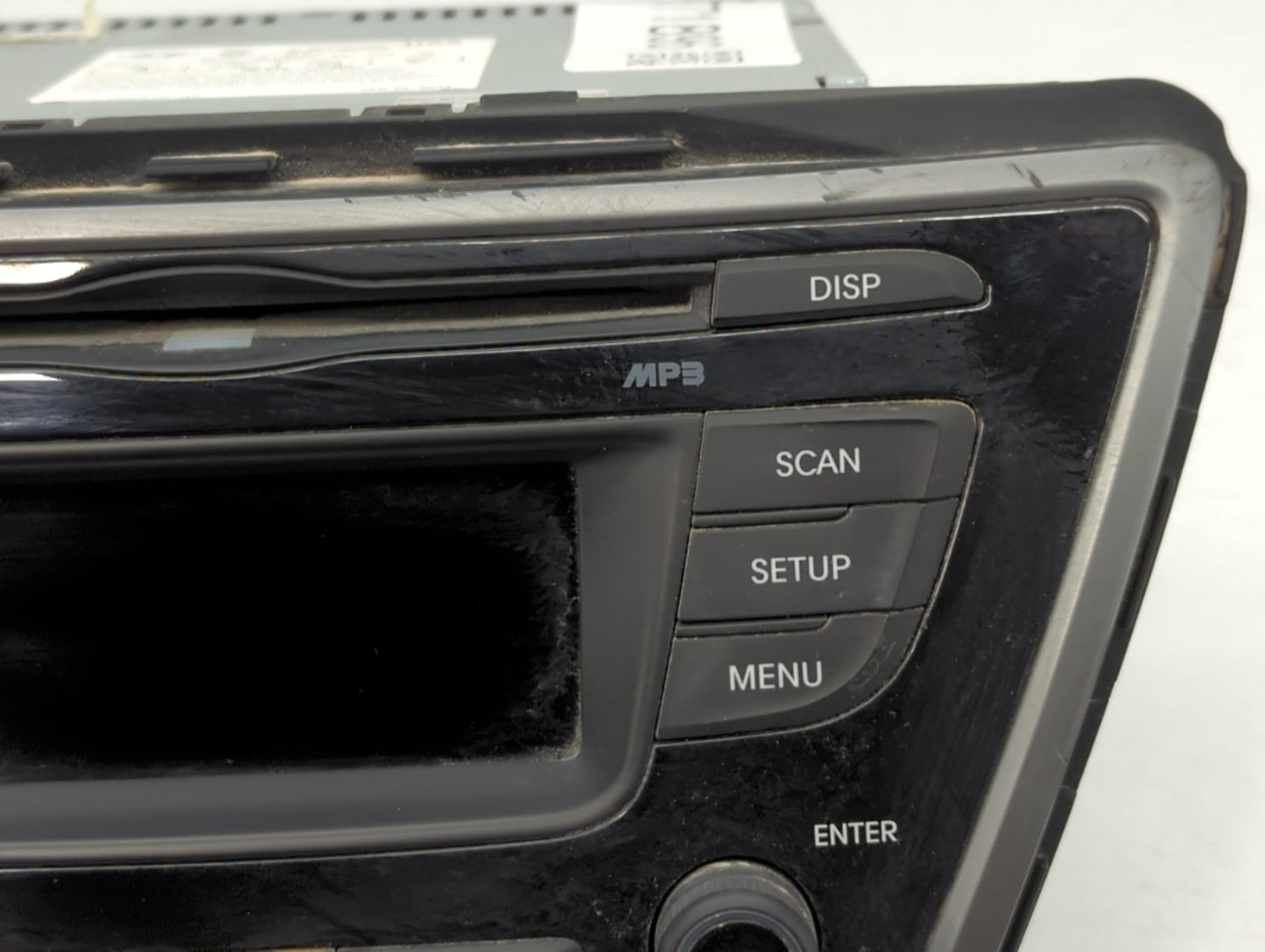2014-2016 Hyundai Elantra Radio AM FM Cd Player Receiver Replacement P/N:96170-3X156GU Fits Fits 2014 2015 2016 OEM Used Aut