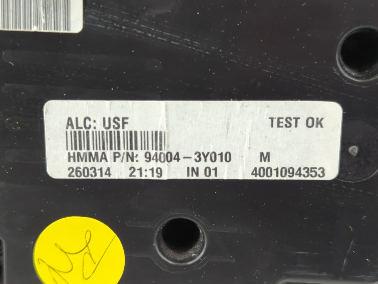 2014-2016 Hyundai Elantra Instrument Cluster Speedometer Gauges P/N:94004-3Y010 Fits Fits 2014 2015 2016 OEM Used Auto Parts