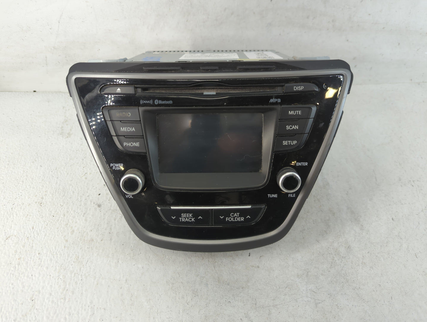 2014-2016 Hyundai Elantra Radio AM FM Cd Player Receiver Replacement P/N:96180-3X165GU Fits Fits 2014 2015 2016 OEM Used Aut