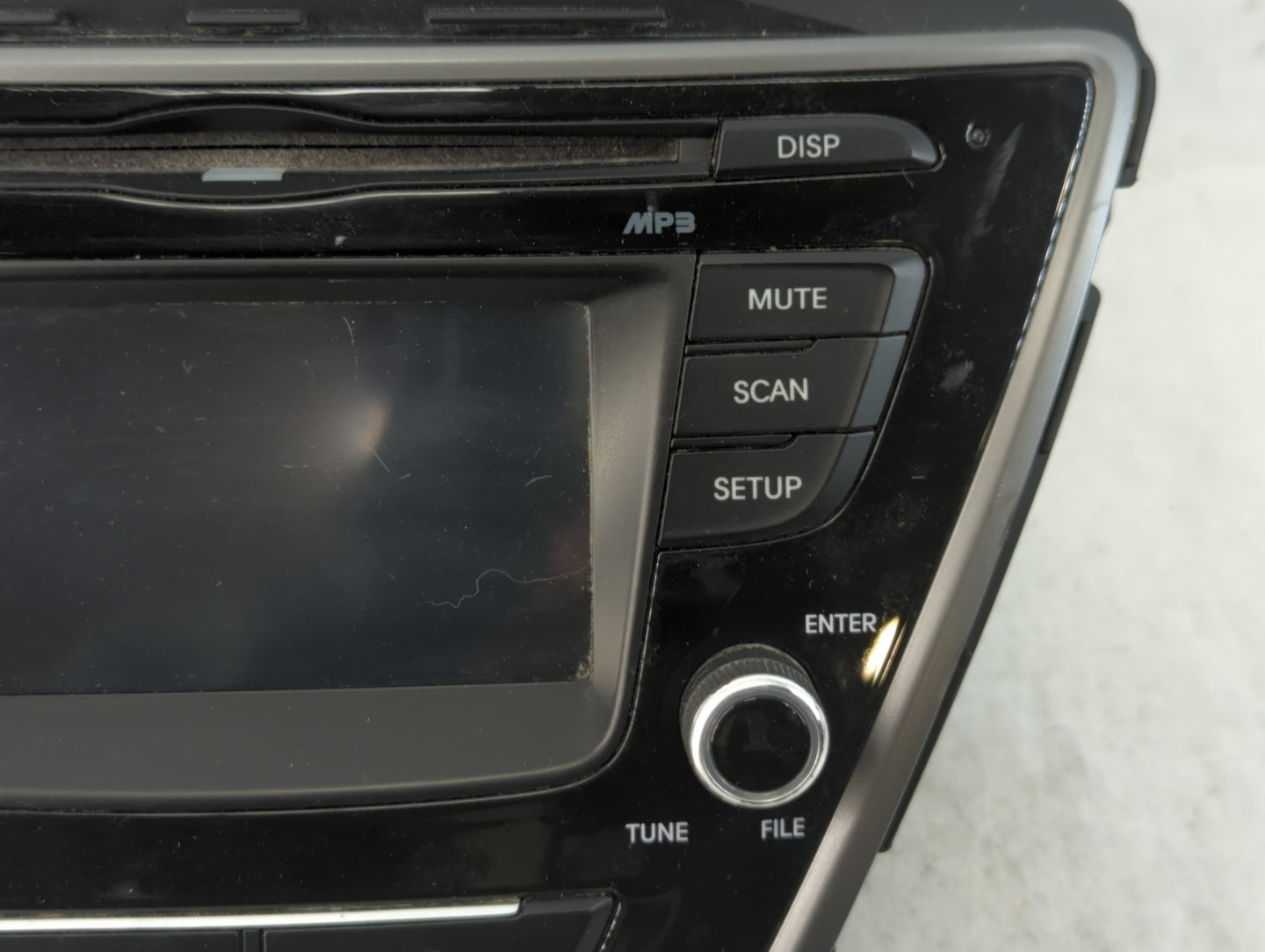 2014-2016 Hyundai Elantra Radio AM FM Cd Player Receiver Replacement P/N:96180-3X165GU Fits Fits 2014 2015 2016 OEM Used Aut