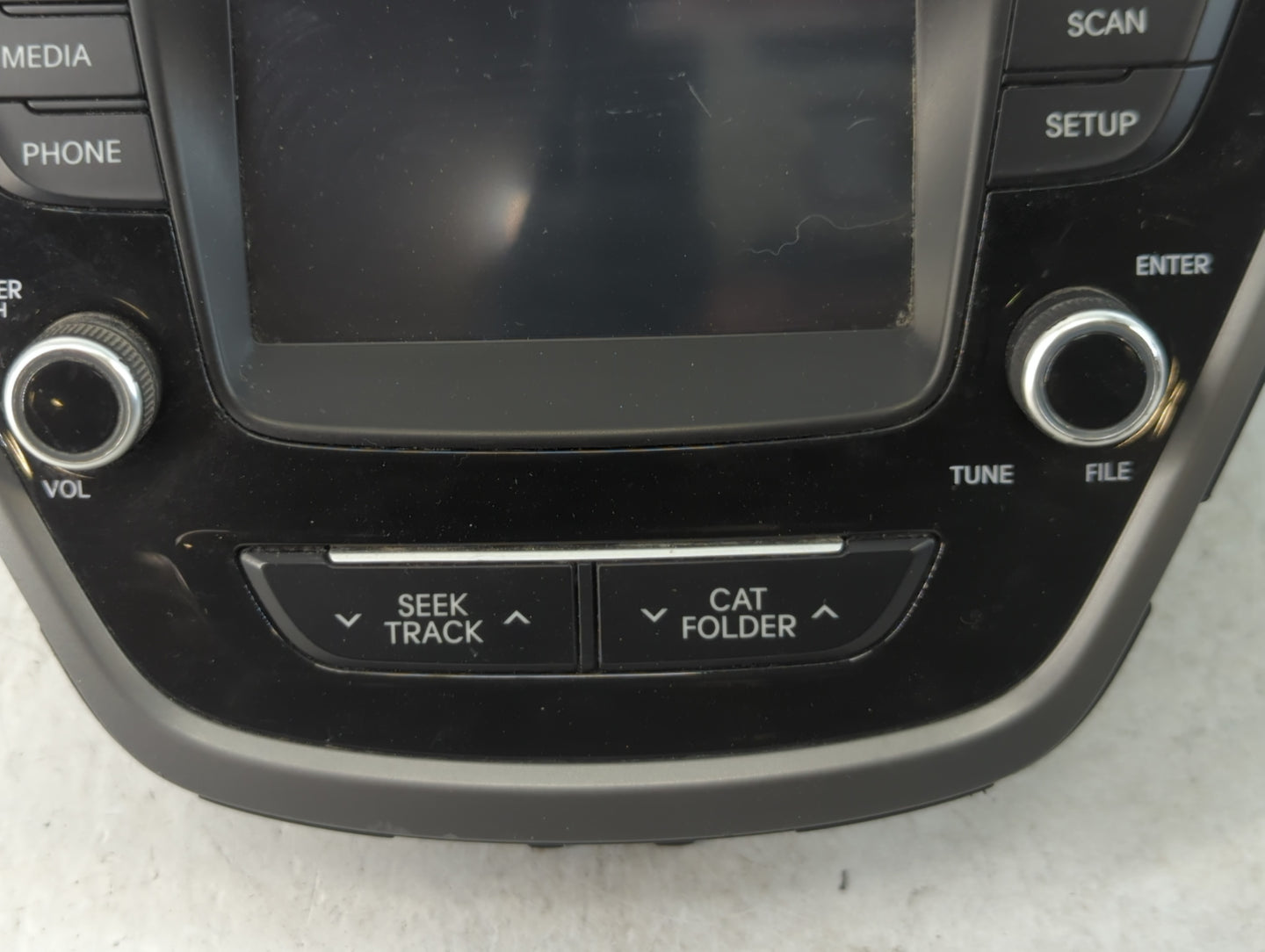 2014-2016 Hyundai Elantra Radio AM FM Cd Player Receiver Replacement P/N:96180-3X165GU Fits Fits 2014 2015 2016 OEM Used Aut