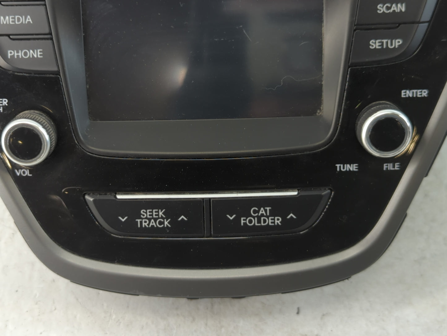 2014-2016 Hyundai Elantra Radio AM FM Cd Player Receiver Replacement P/N:96180-3X165GU Fits Fits 2014 2015 2016 OEM Used Aut