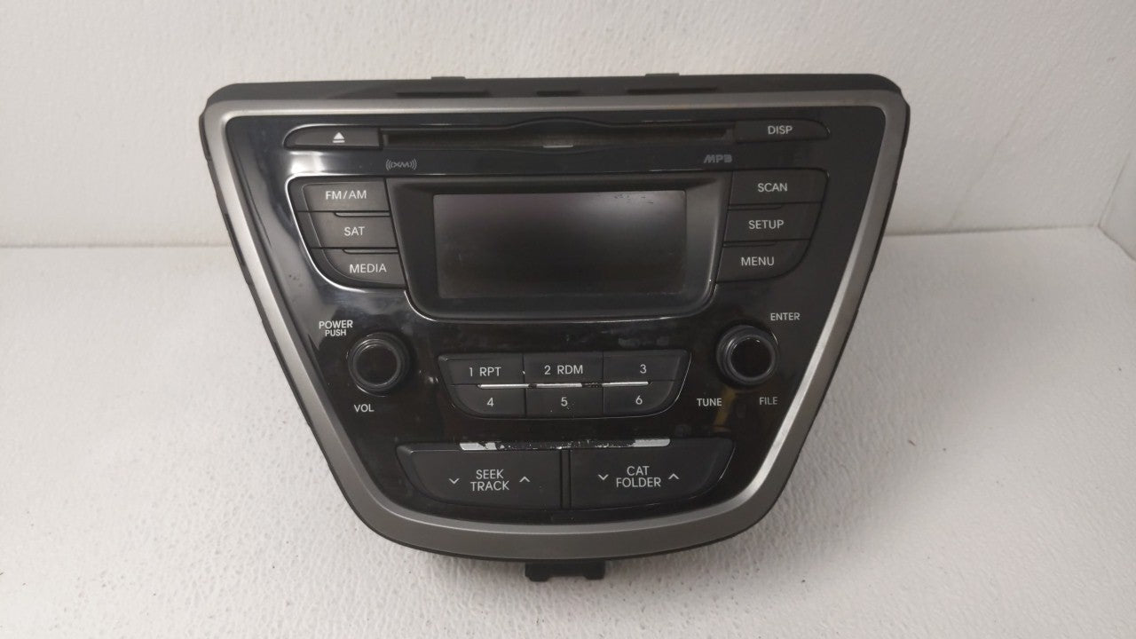 2014-2016 Hyundai Elantra Radio AM FM Cd Player Receiver Replacement P/N:96170-3X156GU Fits Fits 2014 2015 2016 OEM Used Aut