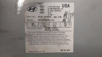 2014-2016 Hyundai Elantra Radio AM FM Cd Player Receiver Replacement P/N:96170-3X156GU Fits Fits 2014 2015 2016 OEM Used Aut