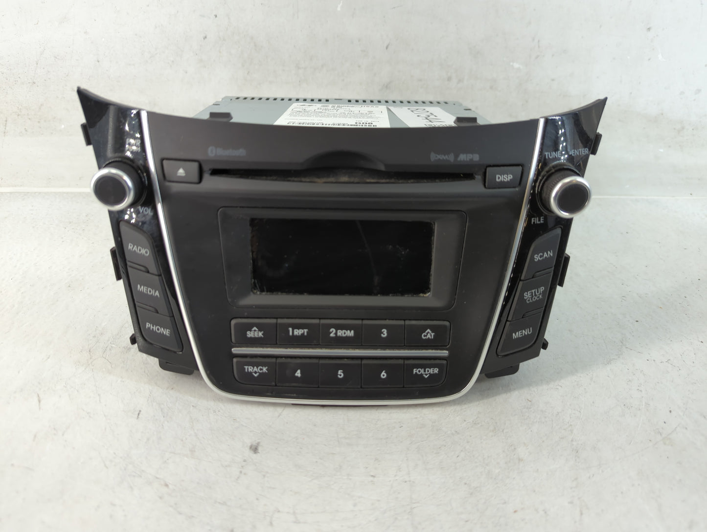 2014-2015 Hyundai Elantra Radio AM FM Cd Player Receiver Replacement P/N:96170-A5160GU Fits Fits 2014 2015 OEM Used Auto Par