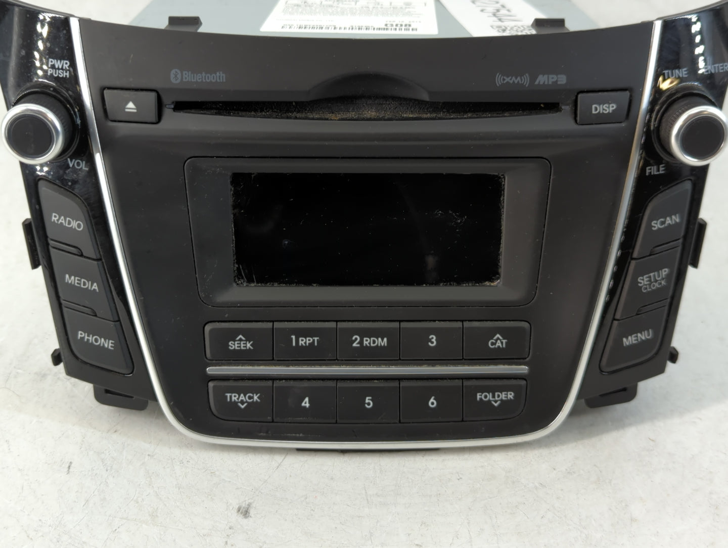 2014-2015 Hyundai Elantra Radio AM FM Cd Player Receiver Replacement P/N:96170-A5160GU Fits Fits 2014 2015 OEM Used Auto Par