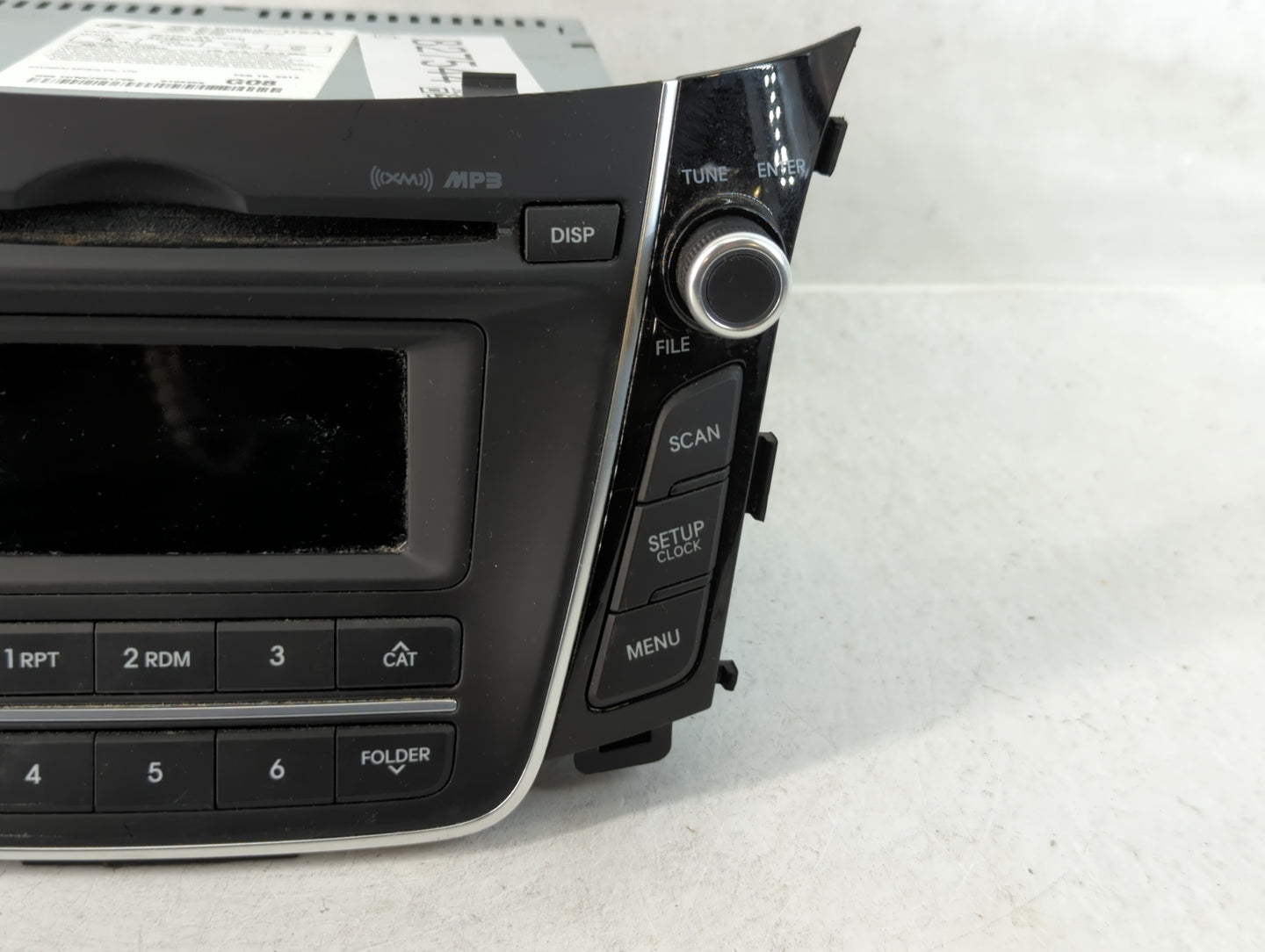 2014-2015 Hyundai Elantra Radio AM FM Cd Player Receiver Replacement P/N:96170-A5160GU Fits Fits 2014 2015 OEM Used Auto Par