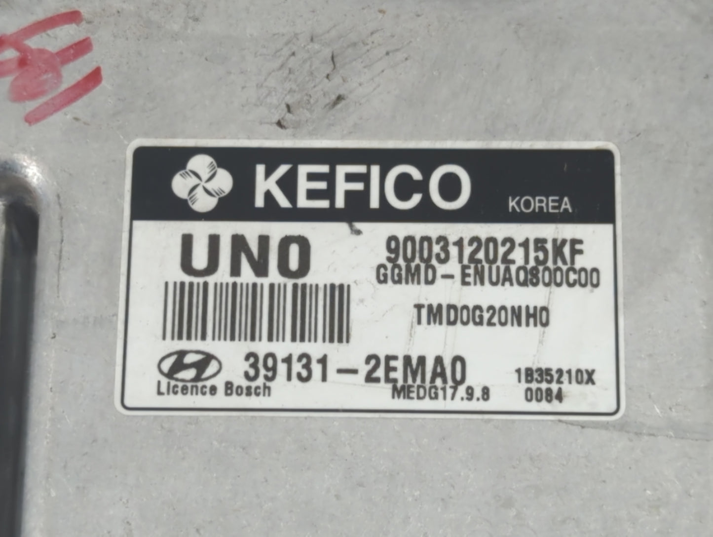 2014-2016 Hyundai Elantra PCM Engine Control Computer ECU ECM PCU OEM P/N:39131-2EMAO Fits Fits 2014 2015 2016 OEM Used Auto