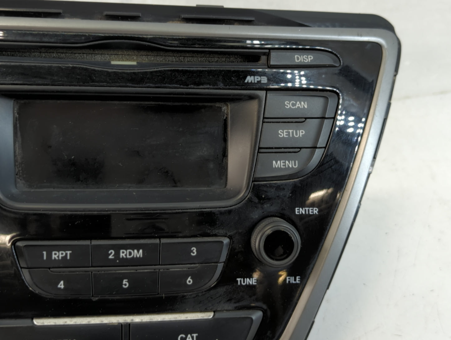 2014-2016 Hyundai Elantra Radio AM FM Cd Player Receiver Replacement P/N:96170-3X156GU Fits Fits 2014 2015 2016 OEM Used Aut