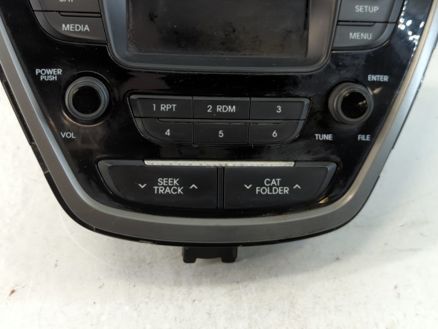 2014-2016 Hyundai Elantra Radio AM FM Cd Player Receiver Replacement P/N:96170-3X156GU Fits Fits 2014 2015 2016 OEM Used Aut