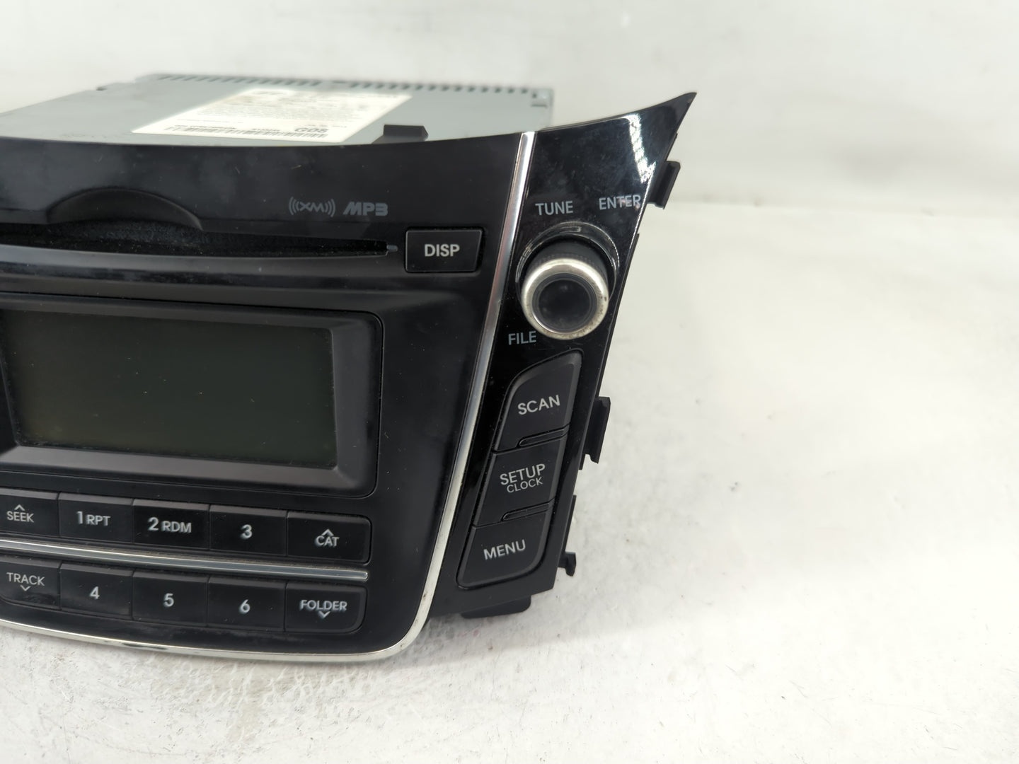 2014-2015 Hyundai Elantra Radio AM FM Cd Player Receiver Replacement P/N:96170-A5160GU Fits Fits 2014 2015 OEM Used Auto Par
