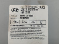 2014-2015 Hyundai Elantra Radio AM FM Cd Player Receiver Replacement P/N:96170-A5160GU Fits Fits 2014 2015 OEM Used Auto Par