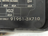2014-2016 Hyundai Elantra Fusebox Fuse Box Panel Relay Module P/N:91951-3X710 Fits Fits 2014 2015 2016 OEM Used Auto Parts -
