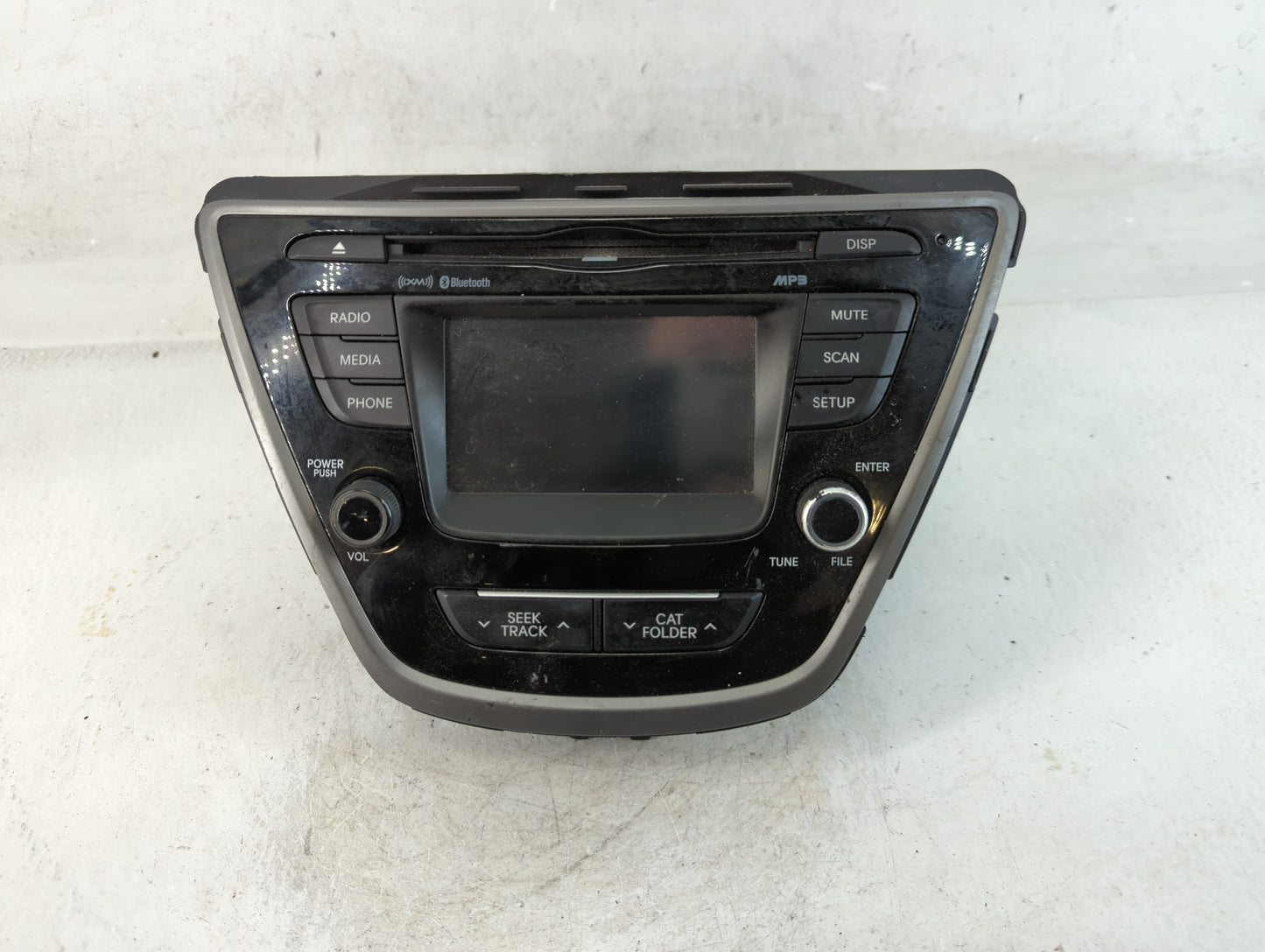 2014-2016 Hyundai Elantra Radio AM FM Cd Player Receiver Replacement P/N:96180-3X165GU Fits Fits 2014 2015 2016 OEM Used Aut