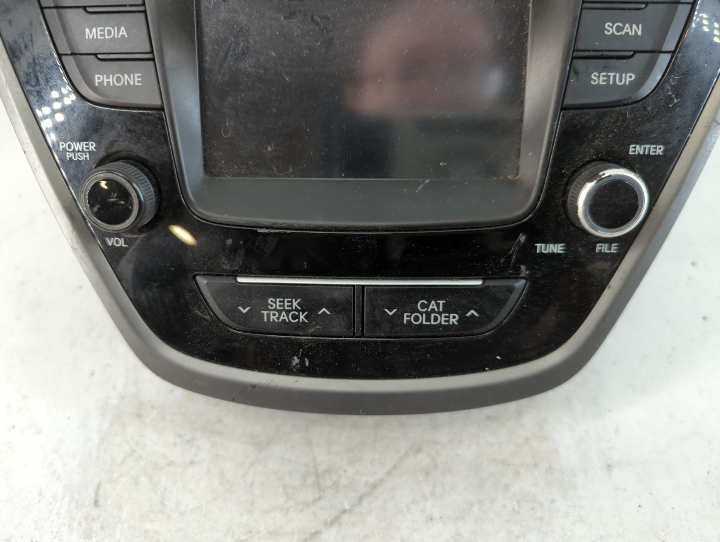 2014-2016 Hyundai Elantra Radio AM FM Cd Player Receiver Replacement P/N:96180-3X165GU Fits Fits 2014 2015 2016 OEM Used Aut