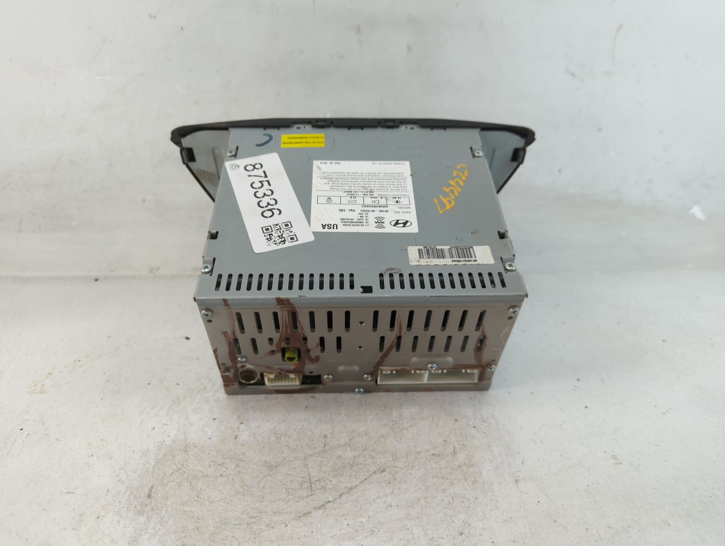 2014-2016 Hyundai Elantra Radio AM FM Cd Player Receiver Replacement P/N:96180-3X165GU Fits Fits 2014 2015 2016 OEM Used Aut