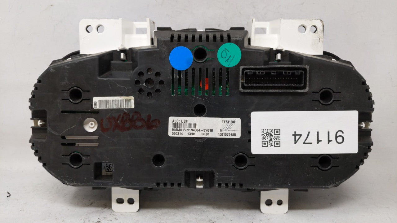 2014-2016 Hyundai Elantra Instrument Cluster Speedometer Gauges P/N:94004-3Y010 Fits Fits 2014 2015 2016 OEM Used Auto Parts