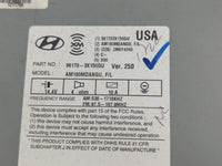 2014-2016 Hyundai Elantra Radio AM FM Cd Player Receiver Replacement P/N:96170-3X156GU Fits Fits 2014 2015 2016 OEM Used Aut