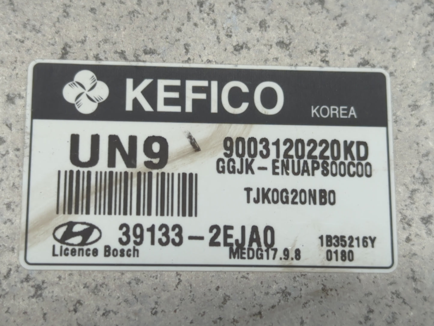 2014 Hyundai Elantra Coupe PCM Engine Control Computer ECU ECM PCU OEM P/N:39133-2EJA0 39133-2EJC0, 39131-2EJA0 Fits OEM Use