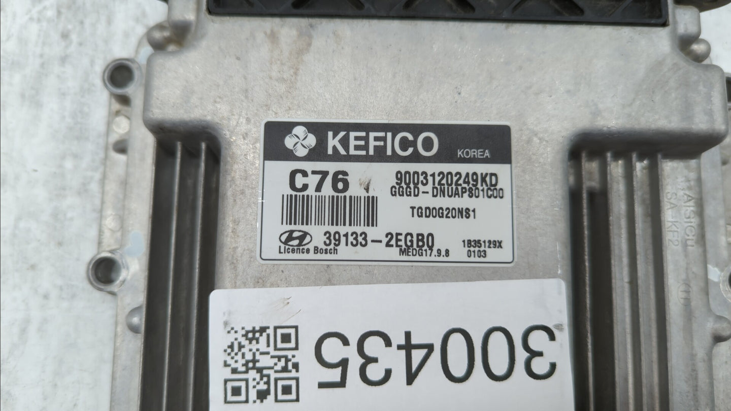 2014 Hyundai Elantra Gt PCM Engine Control Computer ECU ECM PCU OEM P/N:39131-2EGB0 39133-2EGB0 Fits OEM Used Auto Parts - O