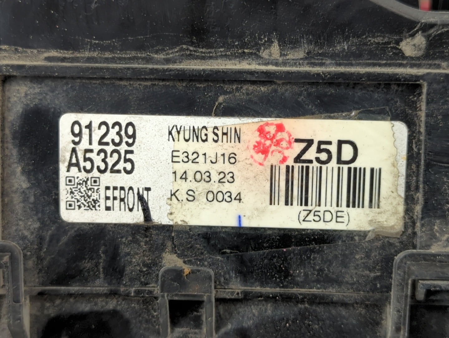 2014-2015 Hyundai Elantra Gt Fusebox Fuse Box Panel Relay Module P/N:91239A5325 Fits Fits 2014 2015 OEM Used Auto Parts - Oe