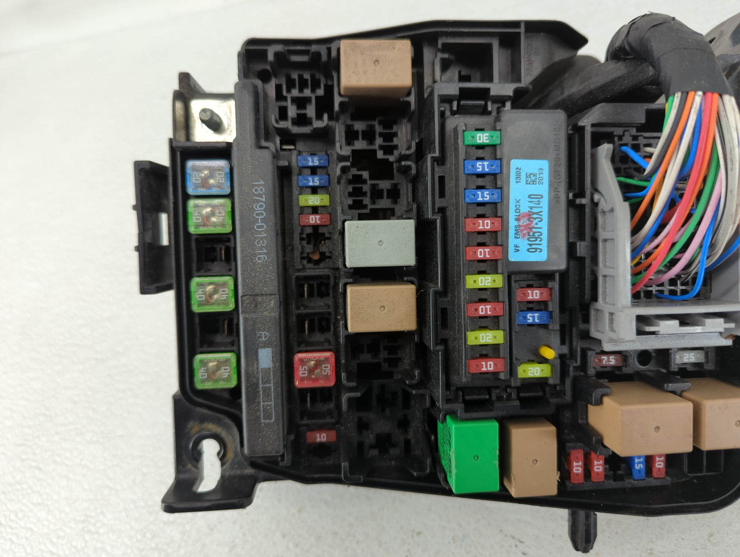 2014-2015 Hyundai Elantra Gt Fusebox Fuse Box Panel Relay Module P/N:91239A5243A 91950-A5712 Fits Fits 2014 2015 OEM Used Au
