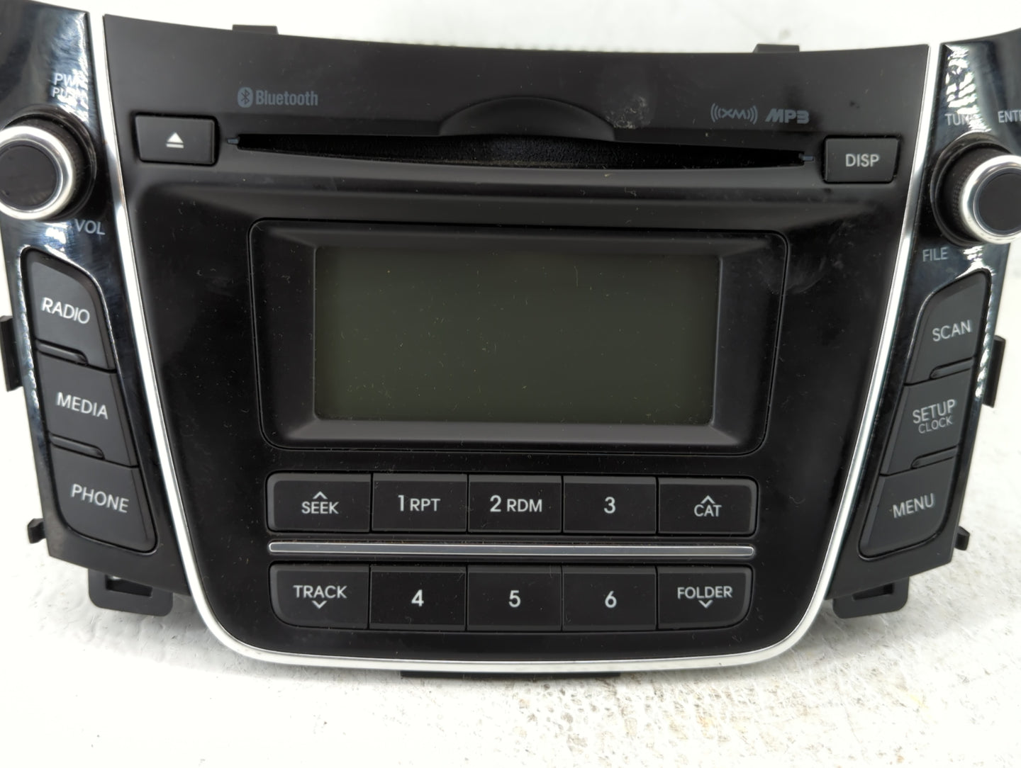 2014-2015 Hyundai Elantra Gt Radio AM FM Cd Player Receiver Replacement P/N:96170A5160GU Fits Fits 2014 2015 OEM Used Auto P