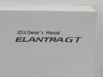 2014 Hyundai Elantra Gt Owners Manual Book Guide P/N:EA50-EU3DD OEM Used Auto Parts