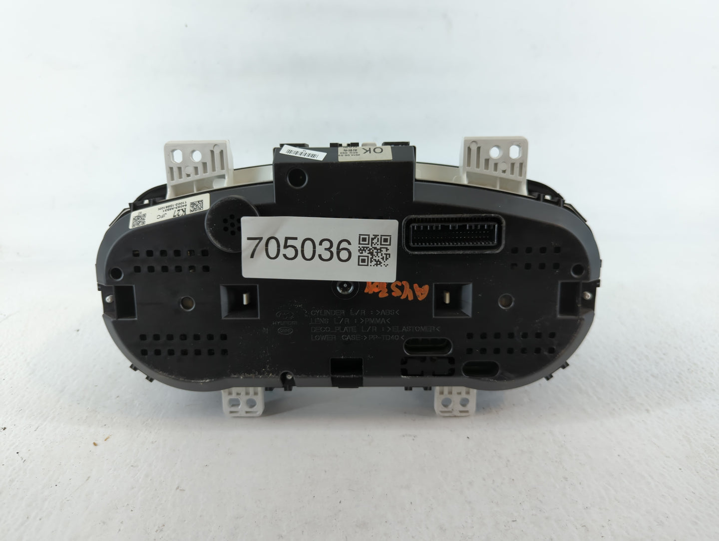 2013-2015 Hyundai Elantra Gt Instrument Cluster Speedometer Gauges P/N:11002-156810H 94053-A5531 Fits Fits 2013 2014 2015 OE