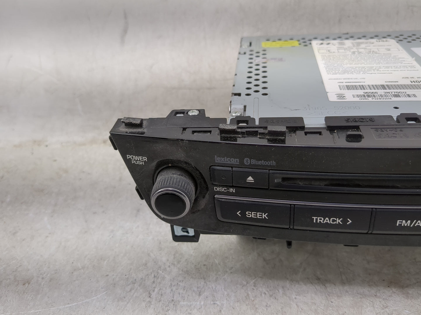 2014 Hyundai Equus Radio AM FM Cd Player Receiver Replacement P/N:96560-3N770GU AN340ETAN, TQ8-AN340ETAN, 5074A-AN340ETKN Fi