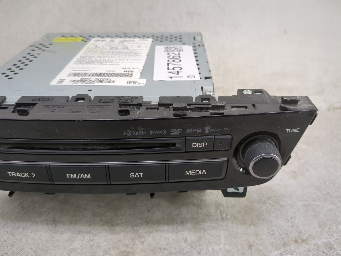 2014 Hyundai Equus Radio AM FM Cd Player Receiver Replacement P/N:96560-3N770GU AN340ETAN, TQ8-AN340ETAN, 5074A-AN340ETKN Fi