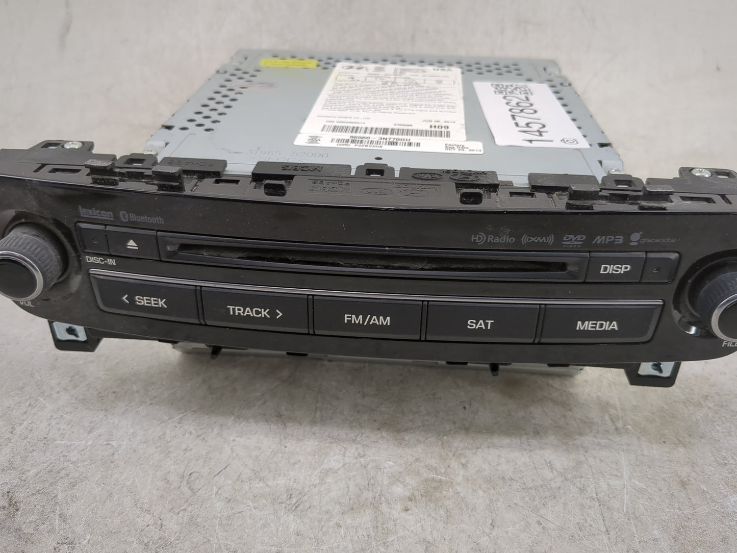 2014 Hyundai Equus Radio AM FM Cd Player Receiver Replacement P/N:96560-3N770GU AN340ETAN, TQ8-AN340ETAN, 5074A-AN340ETKN Fi