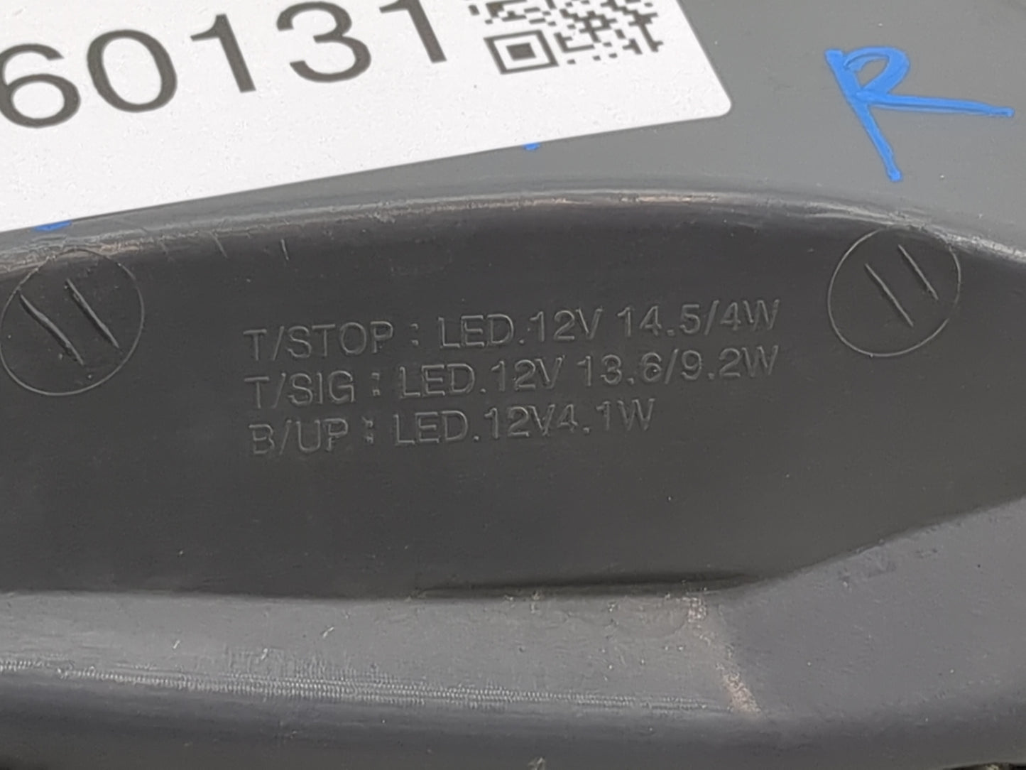 2014-2016 Hyundai Equus Tail Light Assembly Passenger Right OEM Fits Fits 2014 2015 2016 OEM Used Auto Parts - Oemusedautopa