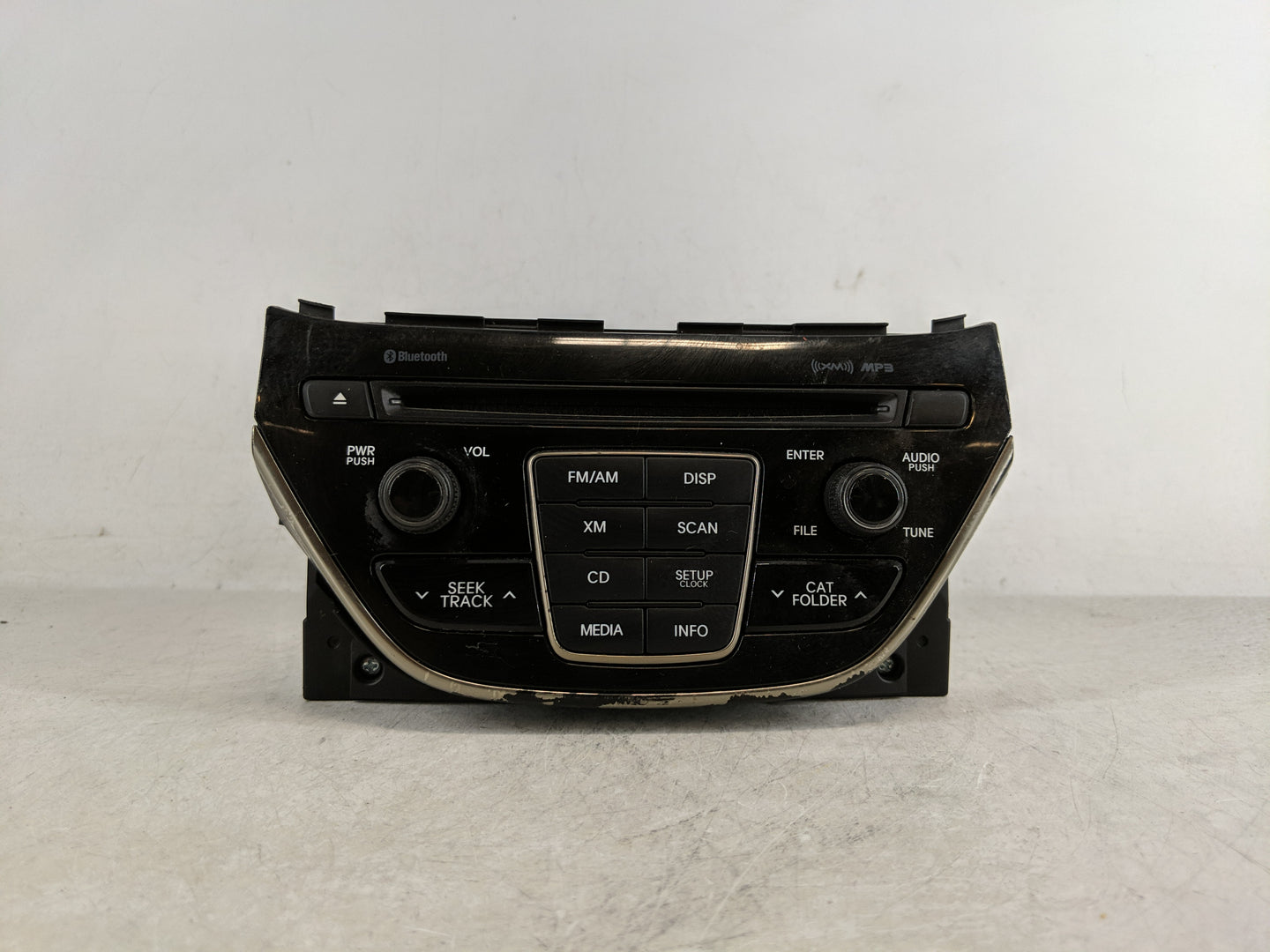 2014-2015 Hyundai Genesis Radio AM FM Cd Player Receiver Replacement P/N:96180-2M118YHG Fits Fits 2014 2015 OEM Used Auto Pa