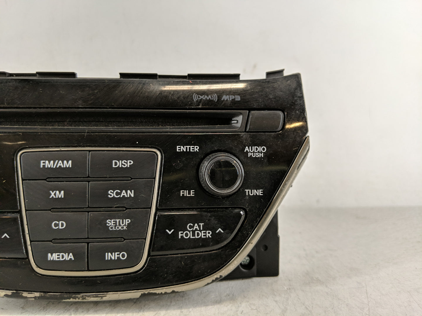 2014-2015 Hyundai Genesis Radio AM FM Cd Player Receiver Replacement P/N:96180-2M118YHG Fits Fits 2014 2015 OEM Used Auto Pa