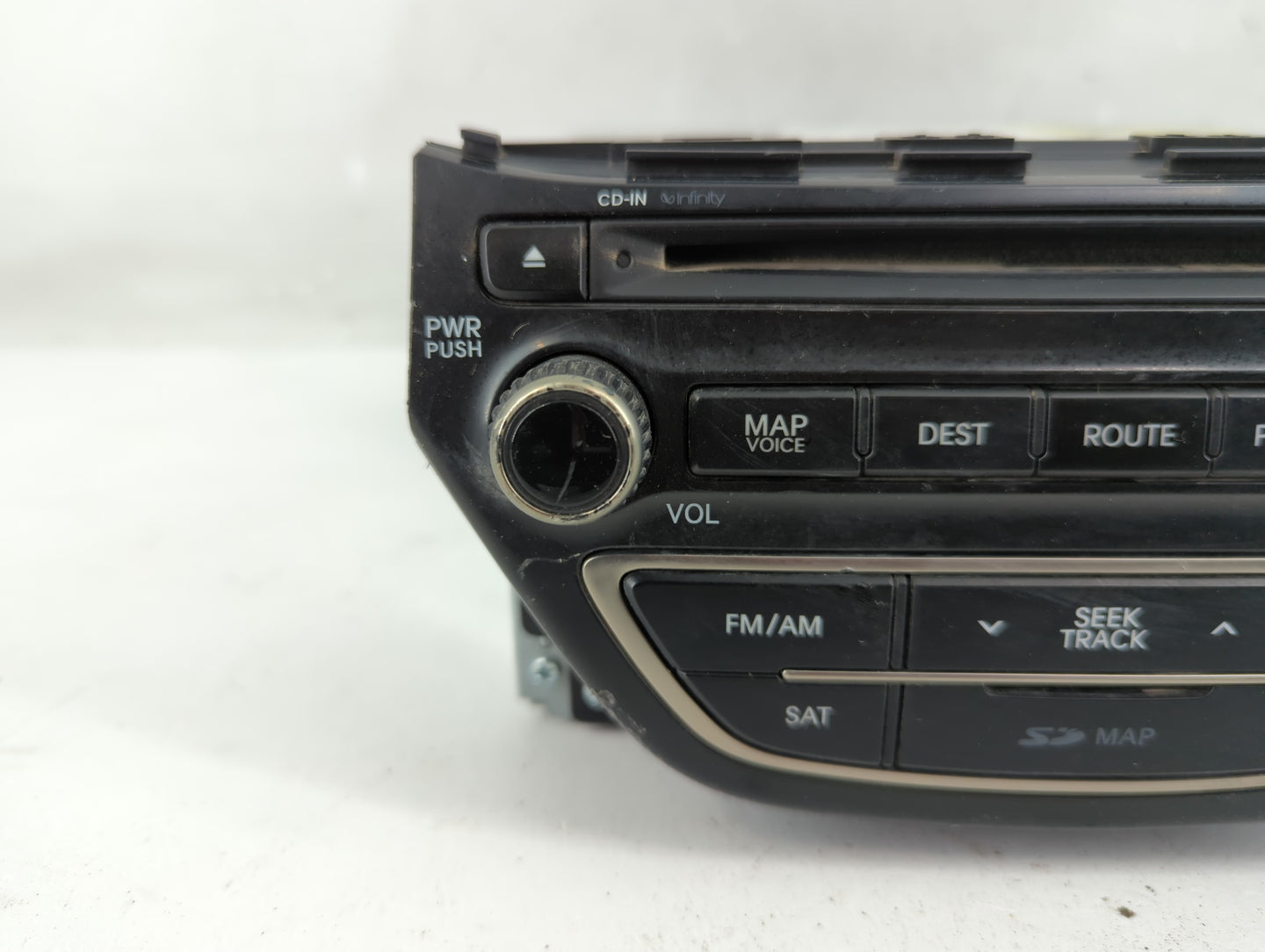 2014-2015 Hyundai Genesis Radio AM FM Cd Player Receiver Replacement P/N:96560-2M550YHG Fits Fits 2014 2015 OEM Used Auto Pa