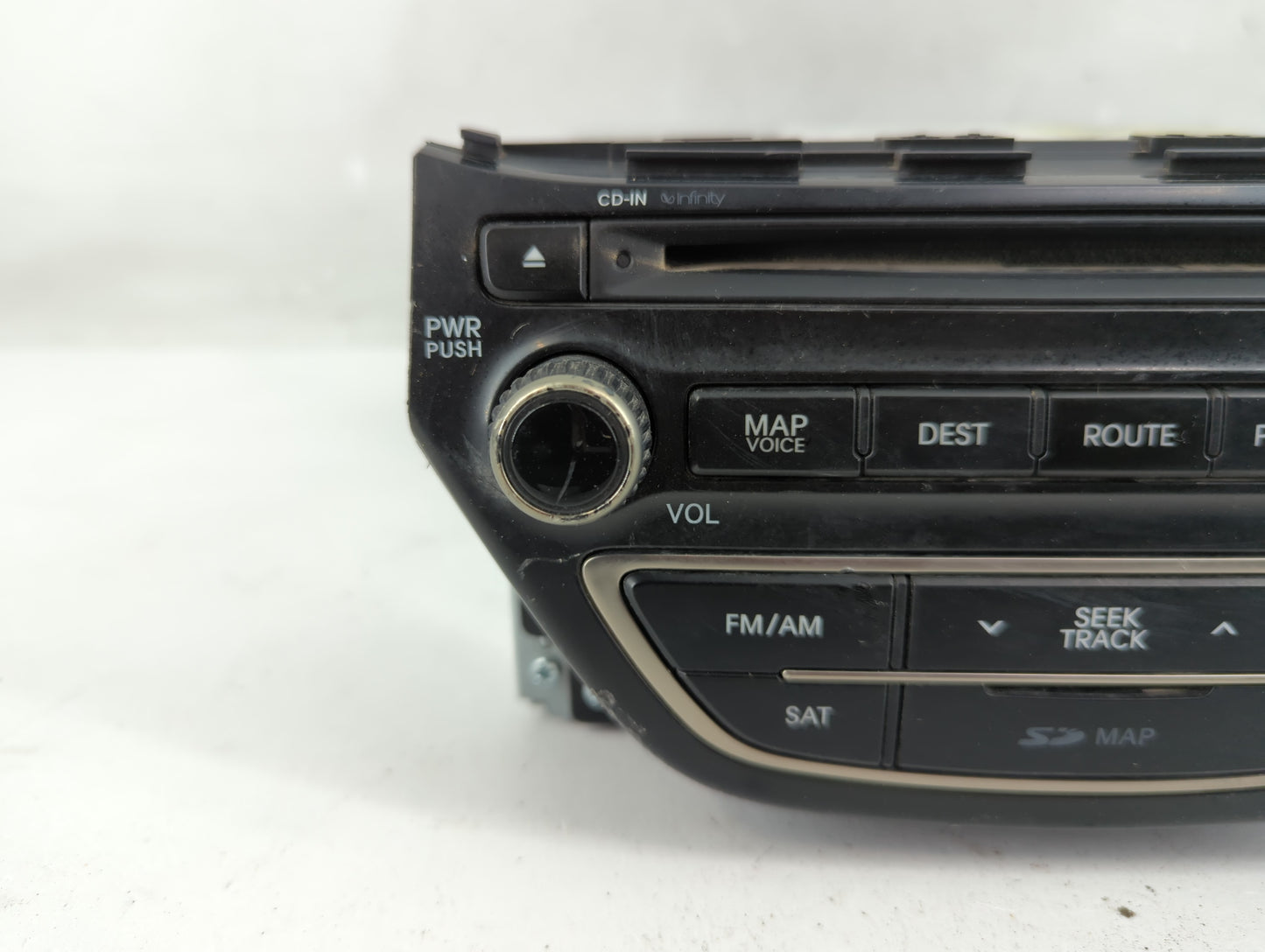 2014-2015 Hyundai Genesis Radio AM FM Cd Player Receiver Replacement P/N:96560-2M550YHG Fits Fits 2014 2015 OEM Used Auto Pa