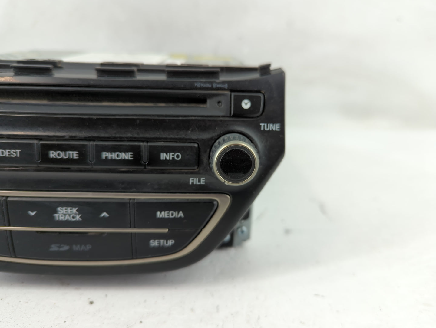 2014-2015 Hyundai Genesis Radio AM FM Cd Player Receiver Replacement P/N:96560-2M550YHG Fits Fits 2014 2015 OEM Used Auto Pa